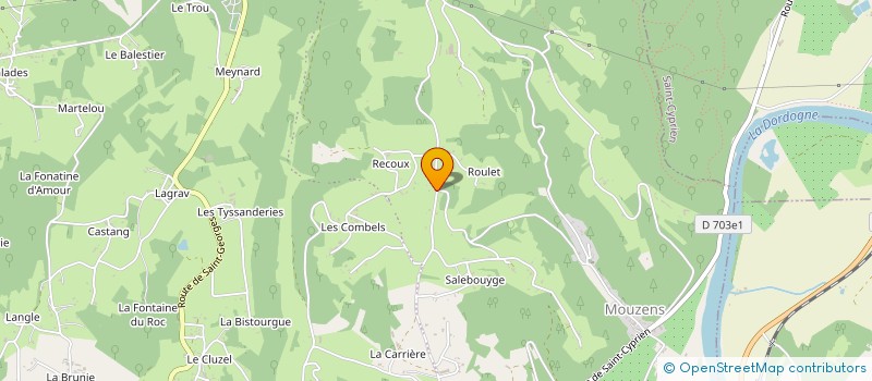 localisation de l'entreprise SARL OLIVER SOLUTIONS  COUX ET BIGAROQUE-MOUZENS