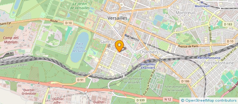 localisation de l'entreprise SARL OLIVES ET TENTATIONS à VERSAILLES
