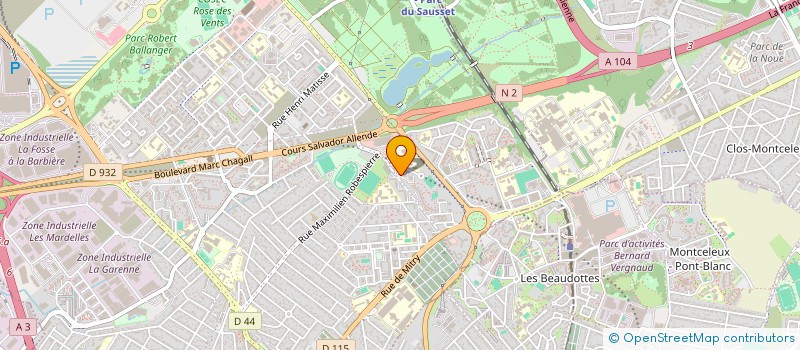 localisation de l'entreprise SARL OLIVIA-ELEC à AULNAY-SOUS-BOIS