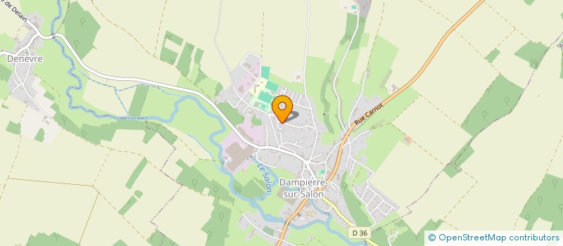 localisation de l'entreprise SARL OLIVIER  DAMPIERRE-SUR-SALON