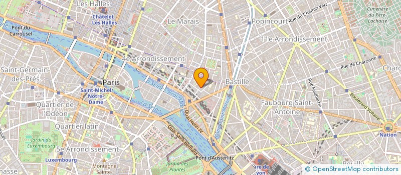 localisation de l'entreprise SARL OLIVIER CHAPUIS  PARIS