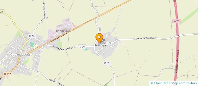 localisation de l'entreprise SARL OLIVIER CHAUWIN  GONNELIEU