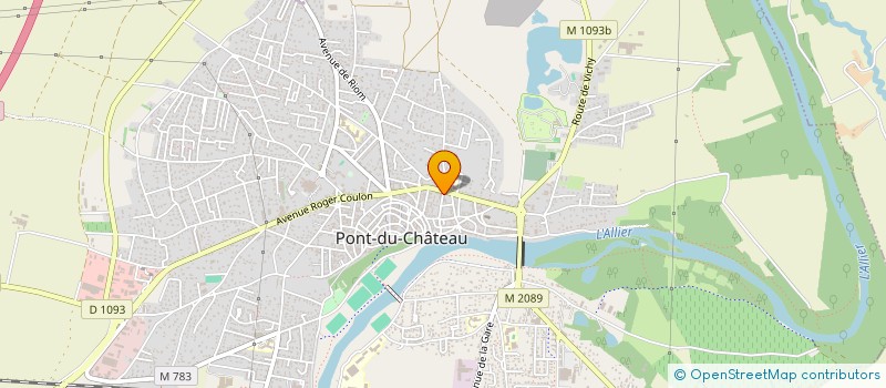 localisation de l'entreprise SARL OLIVIER DARONNE à PONT-DU-CHATEAU