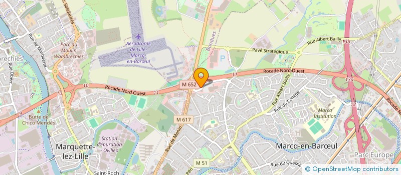 localisation de l'entreprise SARL OLIVIER DEREUX à MARCQ-EN-BARŒUL