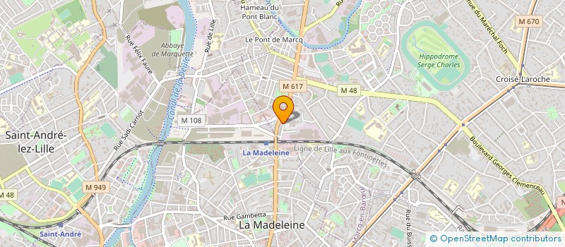 localisation de l'entreprise SARL OLIVIER LAURENT  MARCQ-EN-BARUL