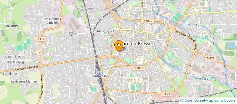 localisation de l'entreprise SARL OLIVIER LAVIRON ASSURANCES à BOURG-EN-BRESSE
