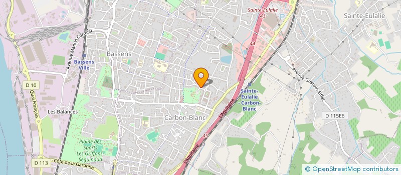 localisation de l'entreprise SARL OLIVIER MERLET  CARBON-BLANC