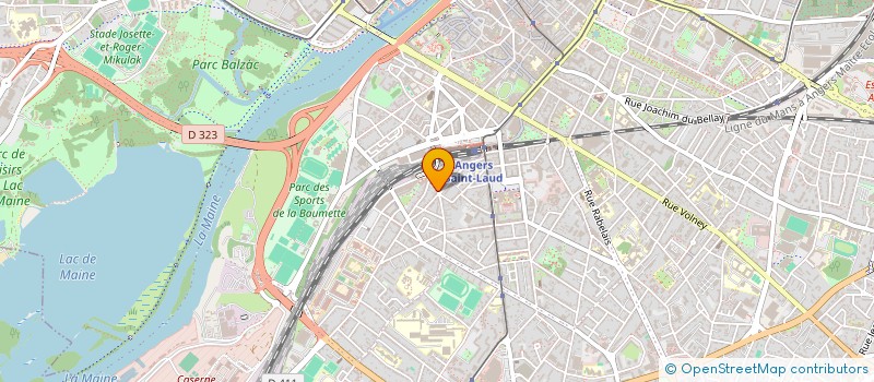 localisation de l'entreprise SARL OLIVIER NICOLAS à ANGERS