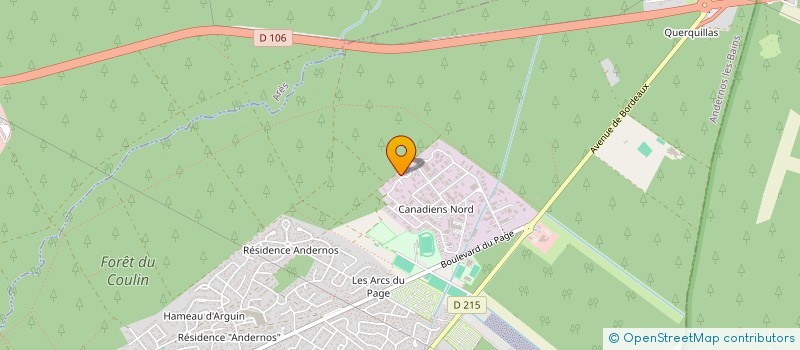 localisation de l'entreprise SARL OLJ à ANDERNOS-LES-BAINS