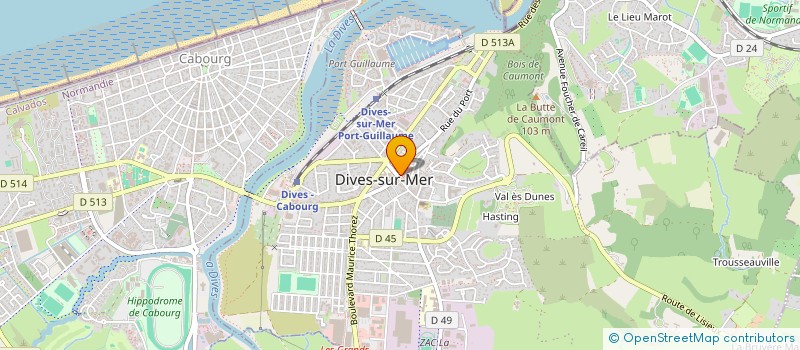 localisation de l'entreprise SARL OLLIER  DIVES-SUR-MER