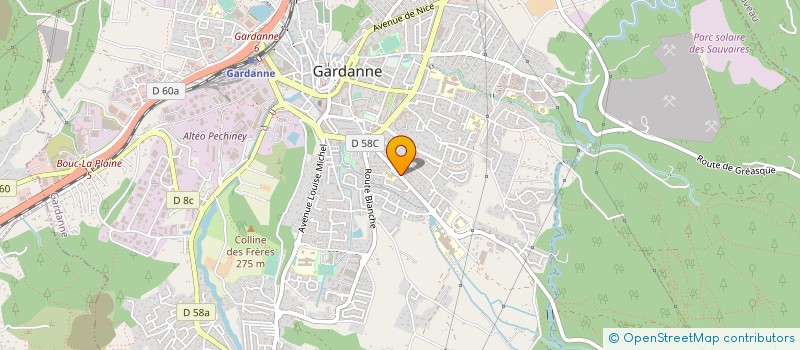 localisation de l'entreprise SARL OLLIVE ET FILS à GARDANNE