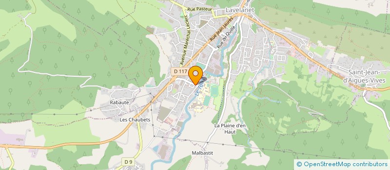localisation de l'entreprise SARL OLMES DISTRIBUTION à LAVELANET