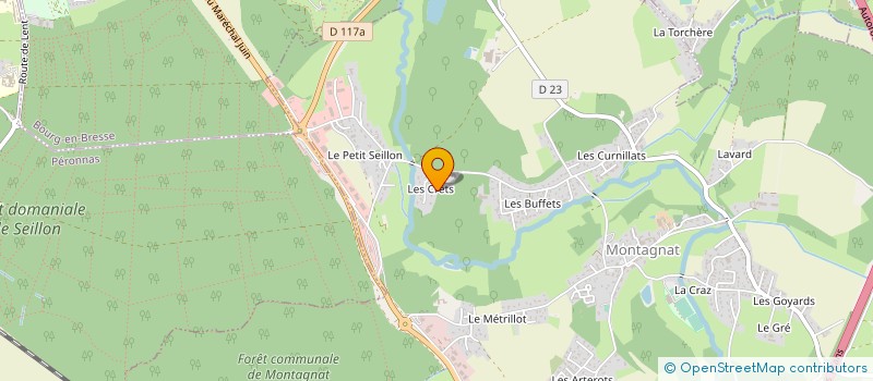 localisation de l'entreprise SARL OLPIRA à MONTAGNAT