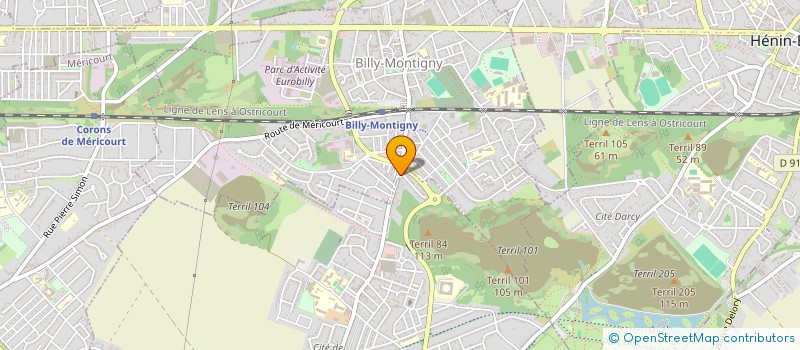 localisation de l'entreprise SARL OLSZEWSKI à BILLY-MONTIGNY