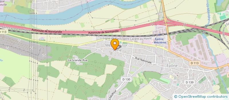 localisation de l'entreprise SARL OLYMPE PROMOTION  MEZIERES-SUR-SEINE