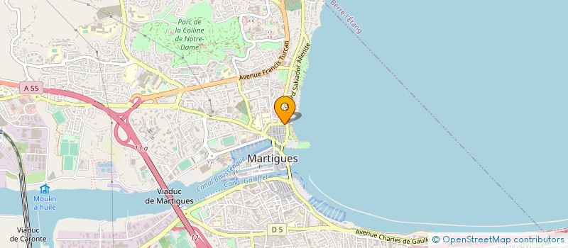 localisation de l'entreprise SARL OLYMPIC-PRIMEUR à MARTIGUES
