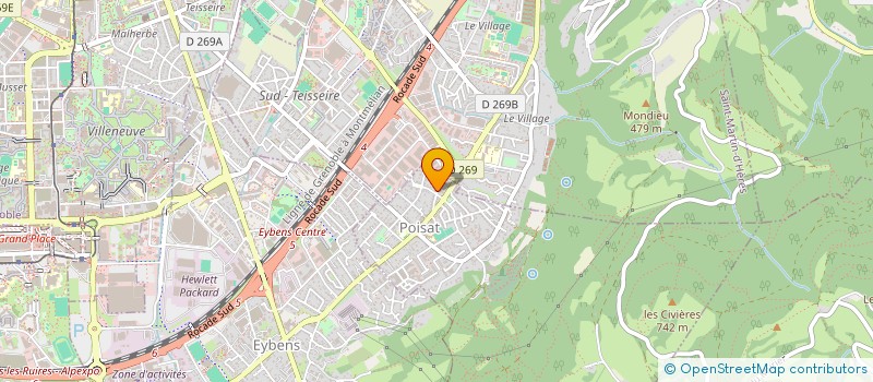 localisation de l'entreprise SARL OLYMPIE  POISAT