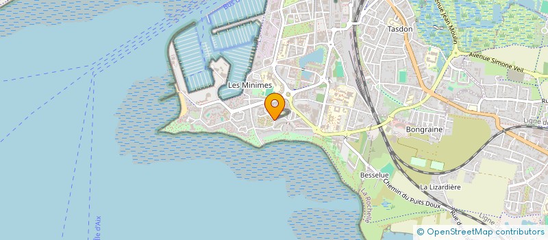 localisation de l'entreprise SARL OMEGA à LA ROCHELLE