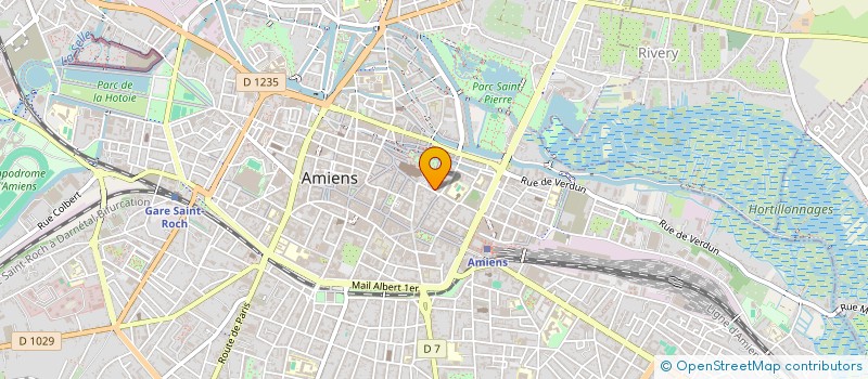 localisation de l'entreprise SARL OMEGA 80 SECURITE à AMIENS