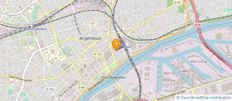 localisation de l'entreprise SARL OMEGA SERVICES à ARGENTEUIL