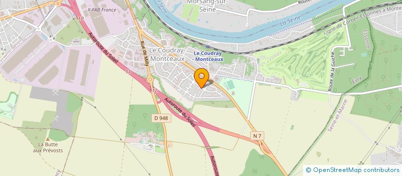 localisation de l'entreprise SARL OMEROVIC  LE COUDRAY-MONTCEAUX