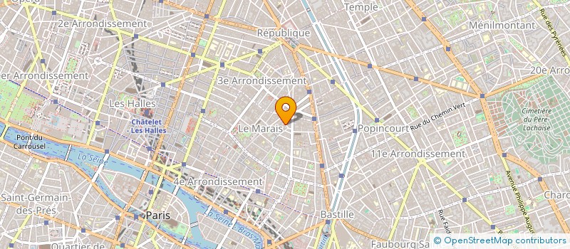 localisation de l'entreprise SARL OMNI à PARIS