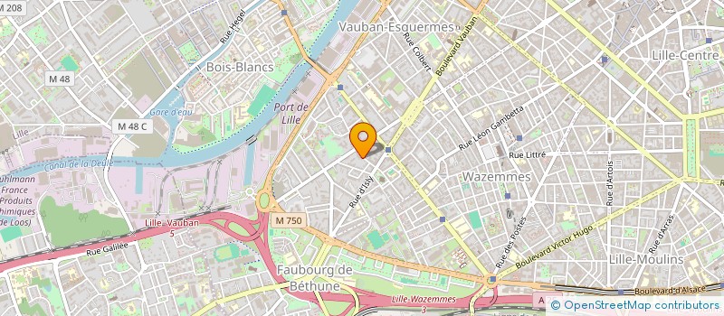 localisation de l'entreprise SARL OMS BATIMENT à LILLE