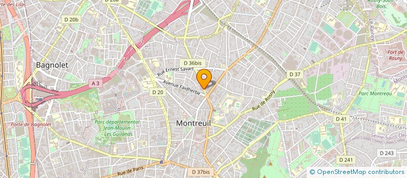 localisation de l'entreprise SARL OMUR 2 à MONTREUIL