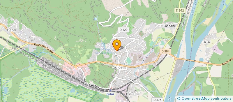 localisation de l'entreprise SARL ONAY NEJDET  CULOZ-BEON