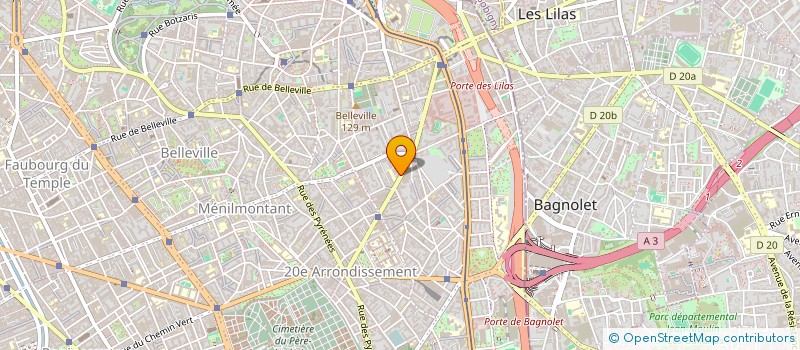 localisation de l'entreprise SARL ONE 1 SHUTTLE PRODUCTIONS  PARIS