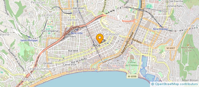 localisation de l'entreprise SARL ONGLES SYSTEM DIFFUSION à NICE