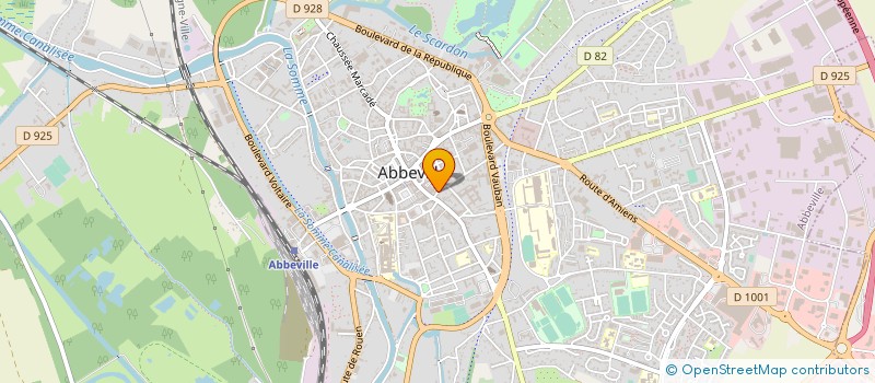localisation de l'entreprise SARL OPAL'COM à ABBEVILLE