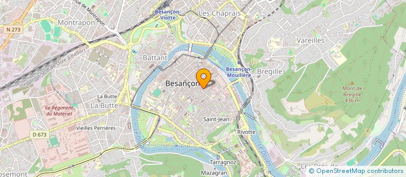 localisation de l'entreprise SARL OPALE  BESANCON