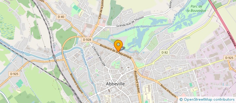 localisation de l'entreprise SARL OPALE APPRO-CEREALES à ABBEVILLE