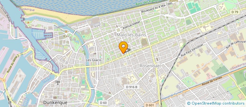 localisation de l'entreprise SARL OPALE COMMUNICATION à DUNKERQUE