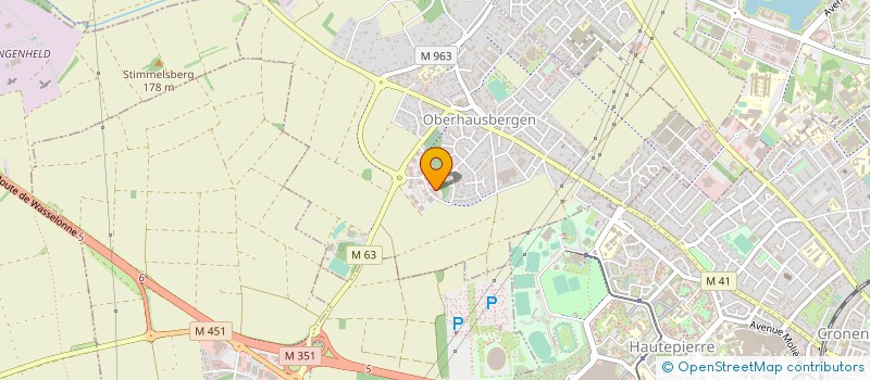 localisation de l'entreprise SARL OPALIA  OBERHAUSBERGEN