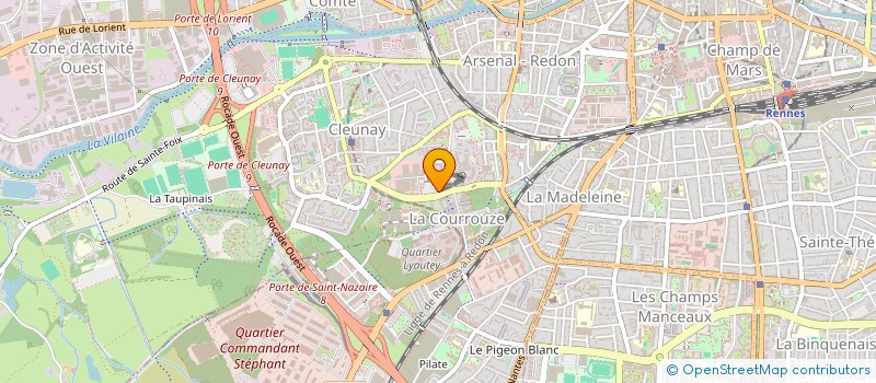 localisation de l'entreprise SARL OPEN CAMPUS  RENNES
