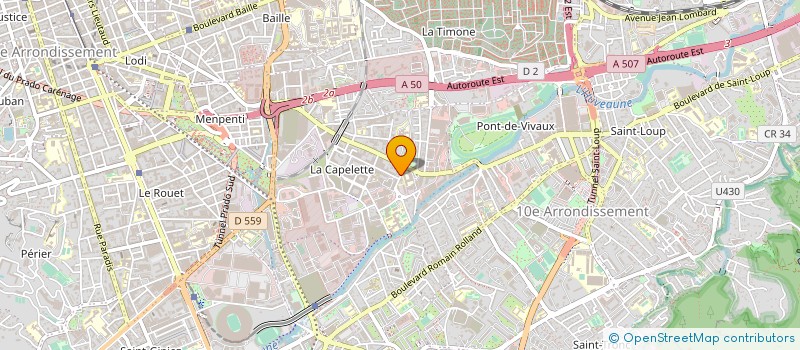 localisation de l'entreprise SARL OPEN FERMETURES AUTOMATIQUES  MARSEILLE
