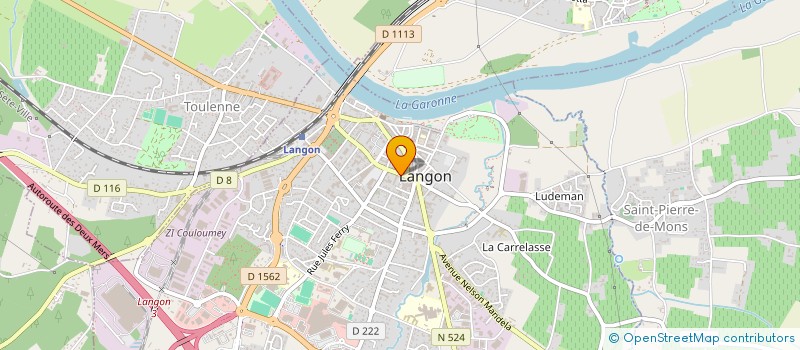 localisation de l'entreprise SARL OPHELIE FLEURS à LANGON