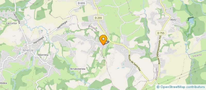 localisation de l'entreprise SARL OPI GESTION  AHETZE