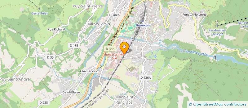 localisation de l'entreprise SARL OPTIBOIS à BRIANCON