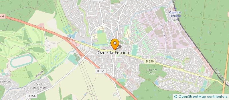 localisation de l'entreprise SARL OPTIC N 1 à OZOIR-LA-FERRIERE