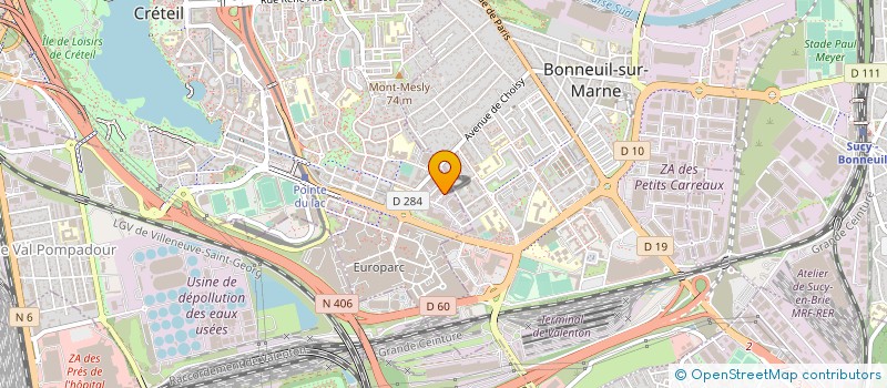 localisation de l'entreprise SARL OPTIC REAL à CRETEIL