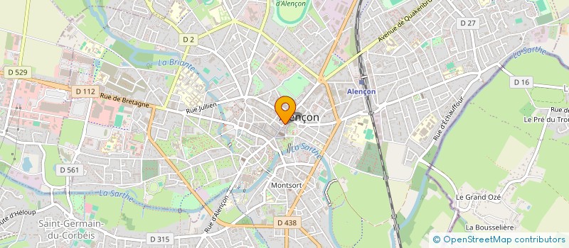 localisation de l'entreprise SARL OPTIM à ALENCON