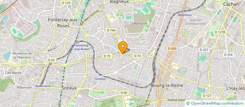 localisation de l'entreprise SARL OPTIMUM à BAGNEUX