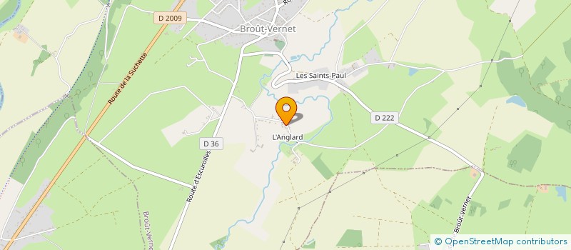 localisation de l'entreprise SARL OPTIMUS  BROUT-VERNET