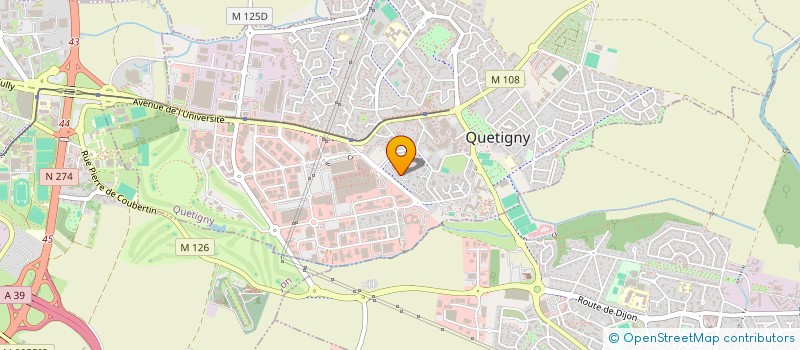 localisation de l'entreprise SARL OPTION'25 à QUETIGNY
