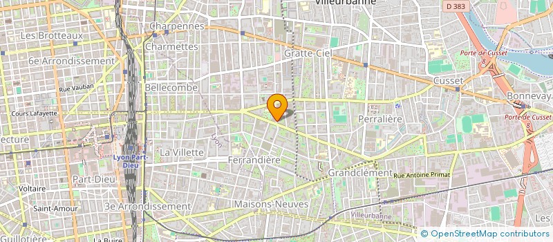 localisation de l'entreprise SARL OPTION à VILLEURBANNE