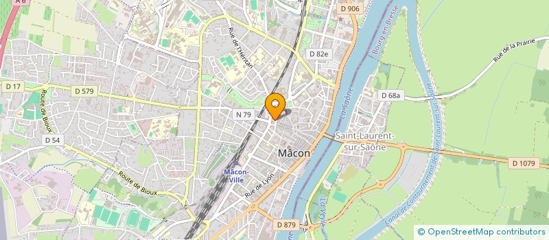 localisation de l'entreprise SARL OPTIQUE DE LA BARRE à MACON