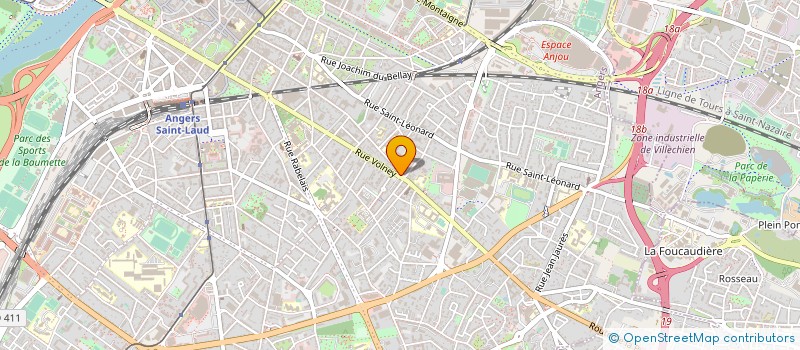 localisation de l'entreprise SARL OPTIQUE DE LA MADELEINE à ANGERS